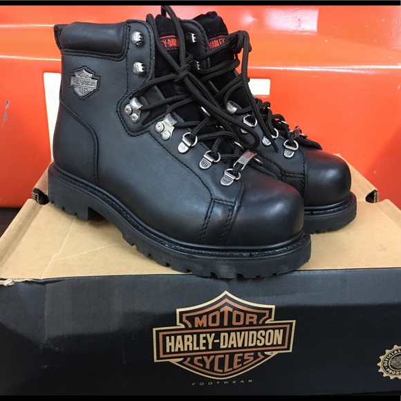 Harley-Davidson Shoes - Women’s steel toe Harley Davidson boots. 8